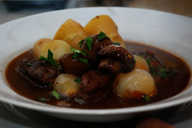 Boeuf Bourguignon with Fingerling Potatoes